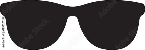 sunglass silhouette vector