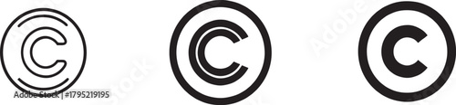 Copyright symbol variations