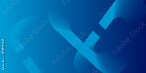 Abstract glowing circle lines on dark blue background. Geometric stripe line art design. Minimalist banner background, pastel color gradient, sea blue, and cloudy sky. Futuristic technology concept .
