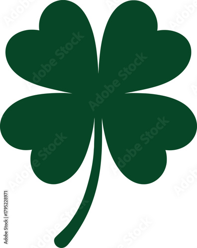 Four-Leaf Clover Lucky Symbol