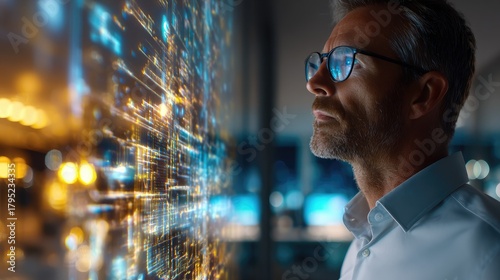 Man Receiving AI Guidance i...
