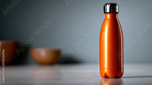 Sleek Orange Water Bottle o...