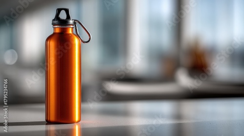 Sleek Orange Water Bottle o...