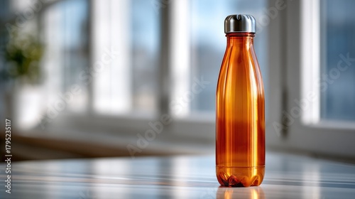 Sleek Orange Water Bottle o...