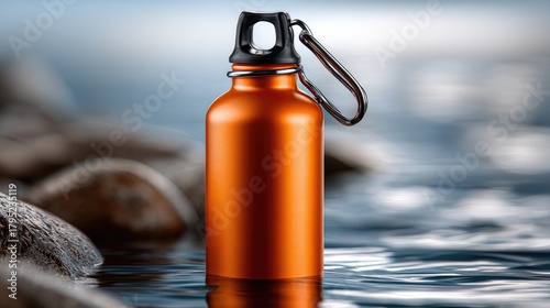 Sleek Orange Water Bottle o...