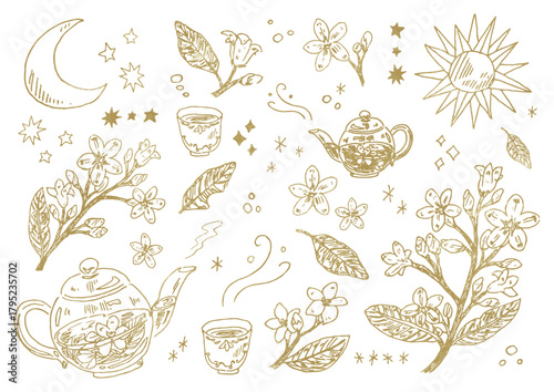 リラックスティーのイラスト