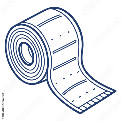 Medical bandage roll, used for first aid