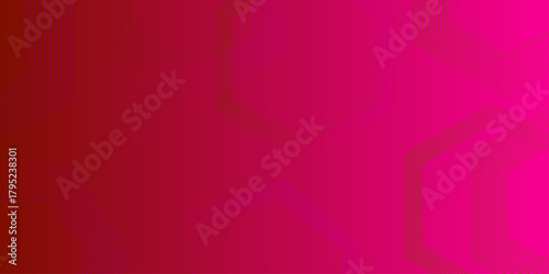 Luxury red and gold abstract background. Abstract background with hexagonal geometry as the main figure. Tech business gradient background banner presentation art design hexagonal elements .
