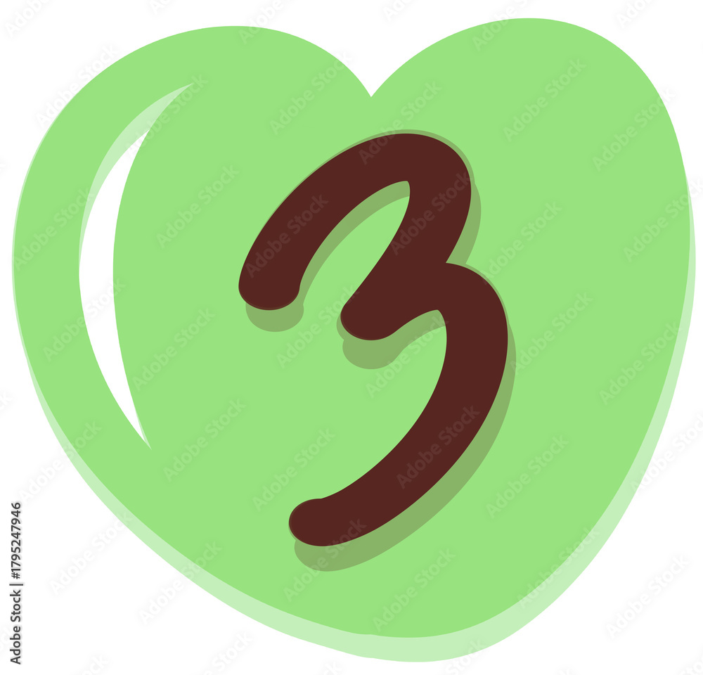 Obraz premium Number