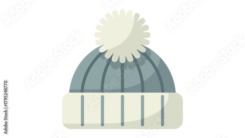 Winter Warmth: A cozy knitted hat, perfectly designed for embracing the chilly embrace of winter. This hat embodies both practicality and style, a true essential for any cold-weather wardrobe.