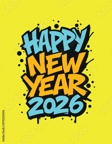 New Year 2026 T shirt Design Vector Free	