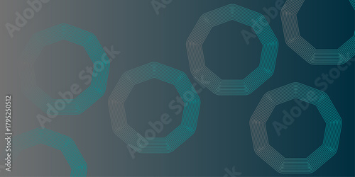 Abstract hexagon lines on gray background. Geometric stripe line art design modern. Abstract technology background. Pixel Pattern. Abstract vector illustration .geometric patterns in soft pastels .