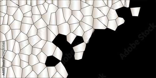 Abstract colorful background with triangles. Pastel light mint colors stone tile pattern. Multicolor Broken Stained Glass Background with lines. Geometric Retro tiles pattern. vector Illustration	
