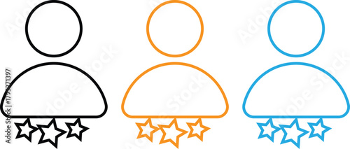 Customer Satisfaction Icons Set. Satisfaction Rating Symbols. Positive experience graphic designs. Service quality assurance signs
