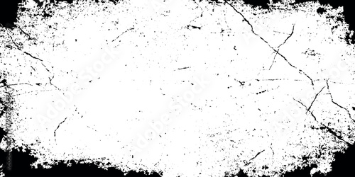 Gusty and dotted scratched overlay grunge Rough distressed grunge border with textured edges creating bold vintage artistic frame design.