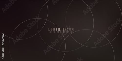light brown background with golden circles. modern background. modern, vector