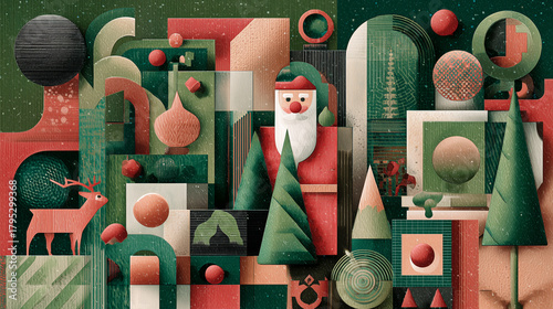Christmas abstract background