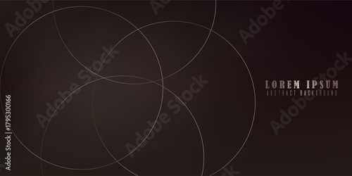 light brown background with golden circles. modern background. EPS10, website, poster