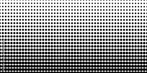 Abstract halftone circle dot pattern on background. Polka dot pattern template Monochrome dotted texture modern seamless. Dots pop art comics with summer background. Vector blot half tone collection.	
