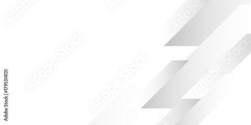 Abstract white and grey gradient overlay texture shiny line background. layered in modern abstract pattern design Space design concept Suit for business, corporate, institution presentation. vector.	