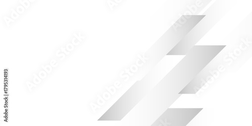 Abstract white and grey gradient overlay texture shiny line background. layered in modern abstract pattern design Space design concept Suit for business, corporate, institution presentation. vector.	