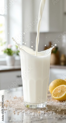Premium-quality milk splash photography ideal for food blogs, beverage ads, and healthy lifestyle content.