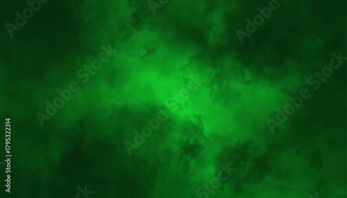 Moody green grunge background with a wispy cloud effect. Ideal for website headers. Mysterious deep green fog or mist texture. Great for a dramatic or horror-themed project.