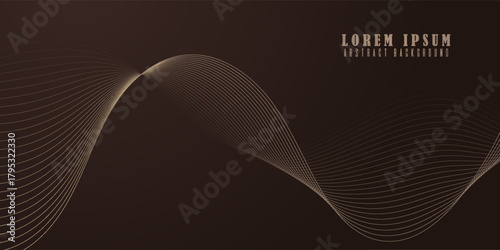 light brown background with golden circles. modern background. poster