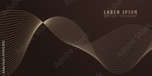 light brown background with golden circles. modern background. vector illustration, creative, eps10