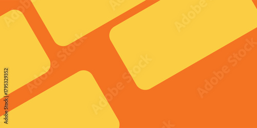 PrintAbstract orange and yellow geometric background. Dynamic shapes composition. Cool background design for posters. Vector illustration eps.10