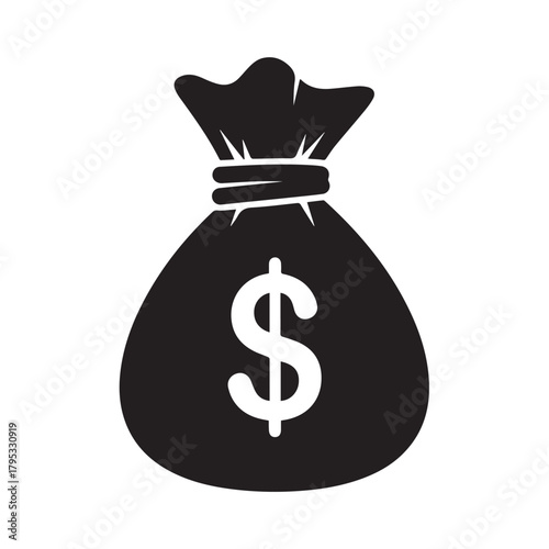"Money Bag Savings Icon'