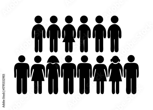 Stickman tired and sick poses icon set. Vector pictogram of people feeling fatigue, stress, illness, exhaustion, back pain, stomach ache, headache, depression, burnout, sad, emotional health symbol.