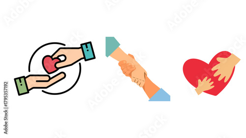 hand holding a red heart