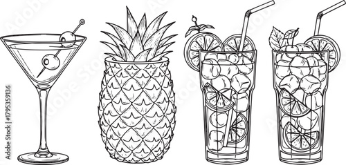 Refreshing glass of colorful juice with vibrant liquid and ice cubes perfect for beverage advertising