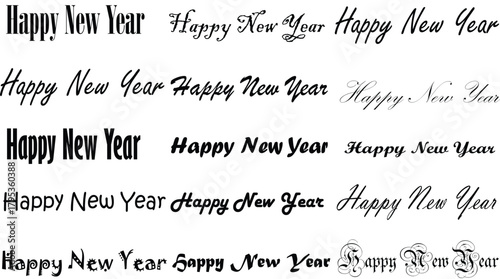 Happy New Year Vector