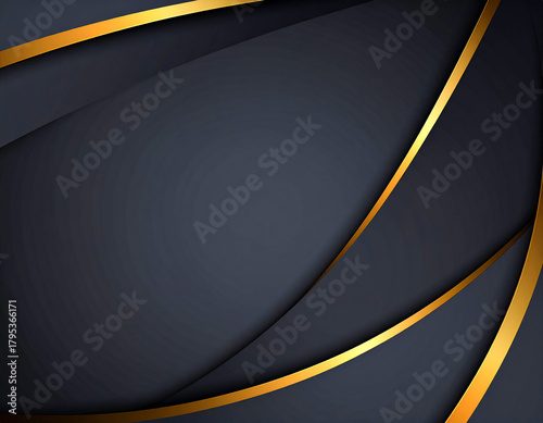 Abstract dark vector illustration of black and white striped wave pattern design texture backdrop template