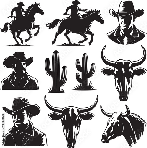 PrintWestern Adventure Graphic Bundle