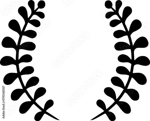Laurel wreath symbolising victory, achievement, and success