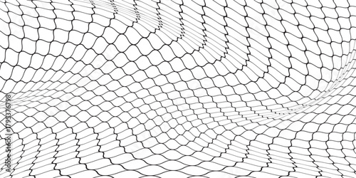 Mesh texture for fishing nets black and white. eps 10 illustration.