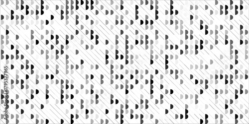 Drop in monochrome pattern, paisley, seamless vector background.