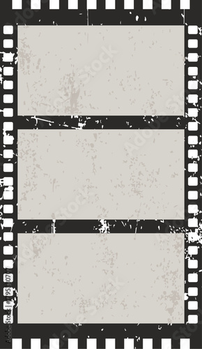 Grunge Film Strip Frame