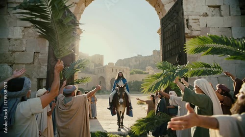 Jesus Christ's Triumphal Entry into Jerusalem: Palm Sunday Biblical Passage