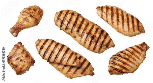 Wallpaper Mural Grilled Chicken Fillets and Drumsticks Torontodigital.ca