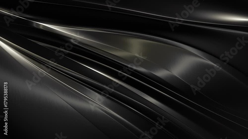 Raven Steel – Dark Metallic Texture with Industrial Futuristic Design