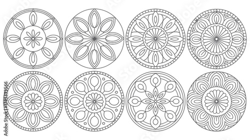 Discover elegant mandala designs for creative projects, perfect for mindfulness, wellness, and artistic expression.
