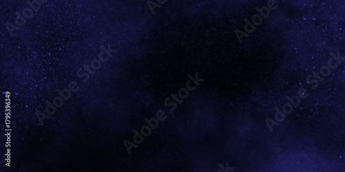 Demin Fog or smoke color isolated background for effect, text or copyspace. Blue and purple steam on a black background.