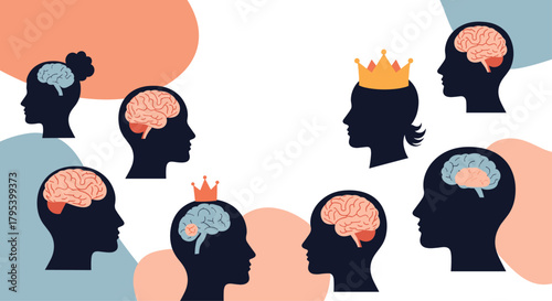 Exploring the diverse landscape of human cognition and its multifaceted expressions in a compelling visual narrative.