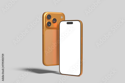 Smartphone 17 Pro Blank Mockup