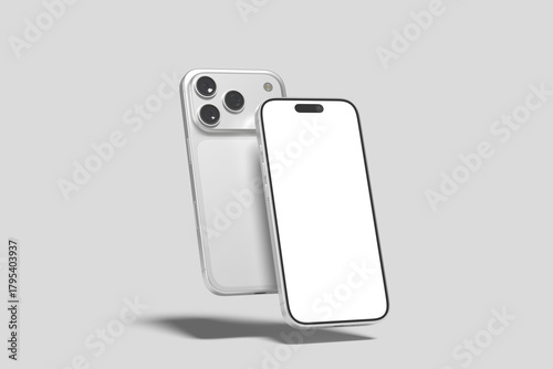 Smartphone 17 Pro Max Blank Mockup