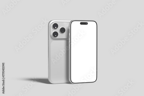 Smartphone 17 Pro Max Blank Mockup